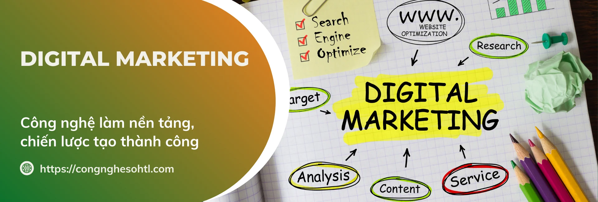 Digital Marketing - Công nghệ số và Đào tạo HTL