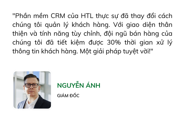 Công nghệ số HTL - Phần mềm Quản lý quan hệ khách hàng CRM