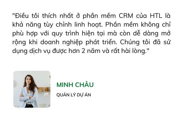 Công nghệ số HTL - Phần mềm Quản lý quan hệ khách hàng CRM