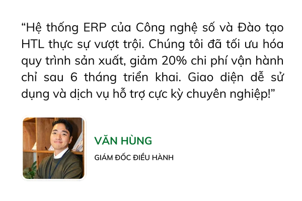 Thiết kế phần mềm quản trị doanh nghiệp ERP - Công nghệ số HTL