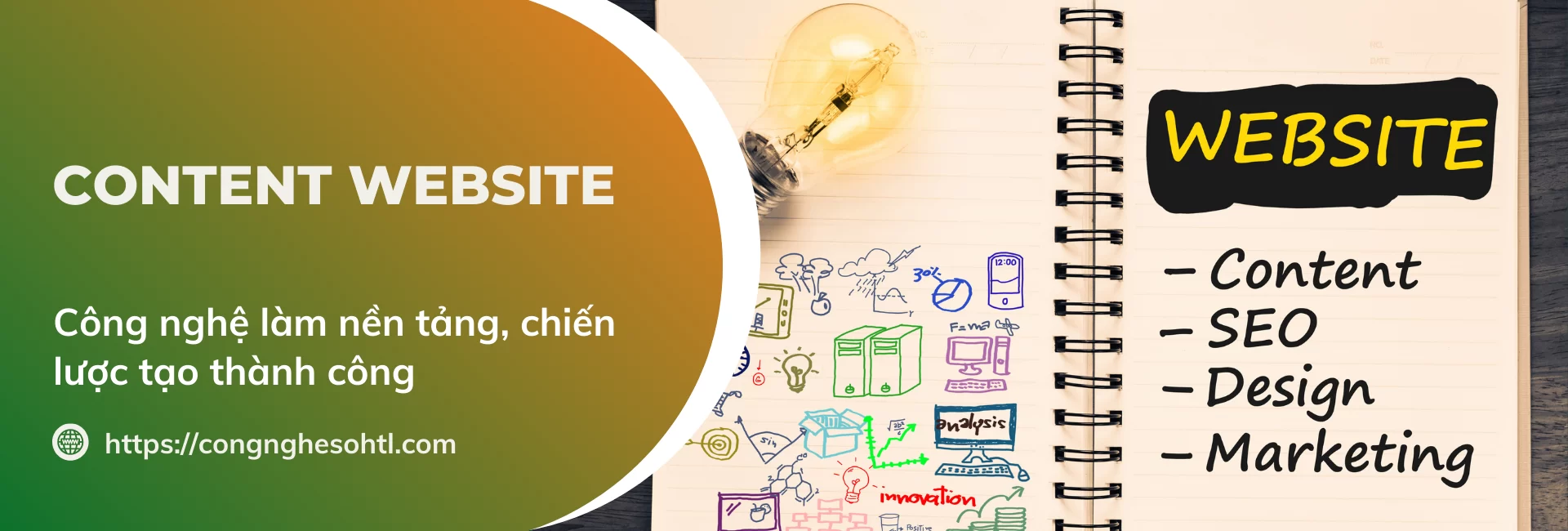 Content Website - Công nghệ số và Đào tạo HTL