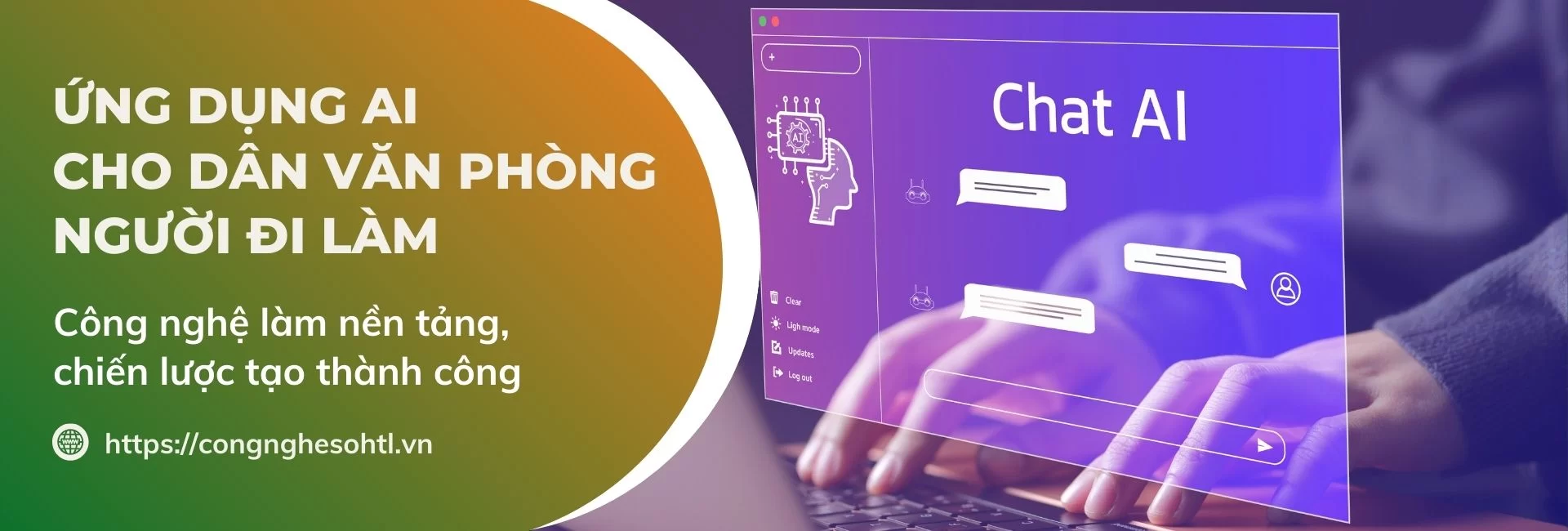 KHÓA HỌC ỨNG DỤNG AI CHO DÂN VĂN PHÒNG & NGƯỜI ĐI LÀM