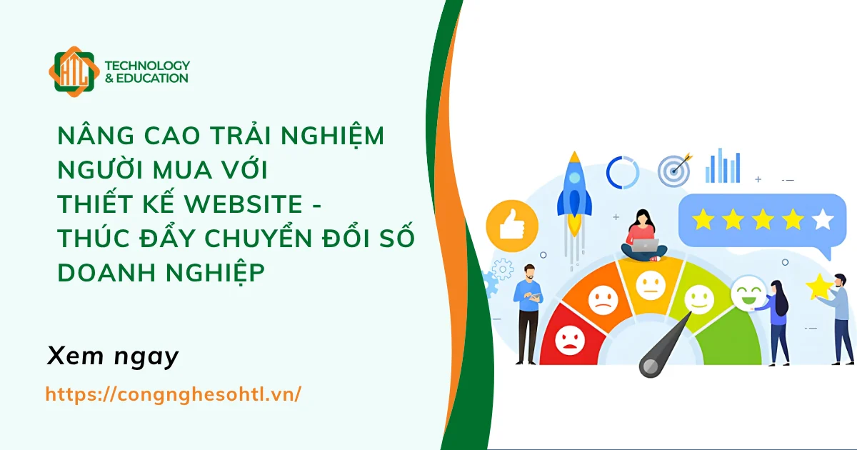 Nâng cao trải nghiệm người mua với thiết kế website