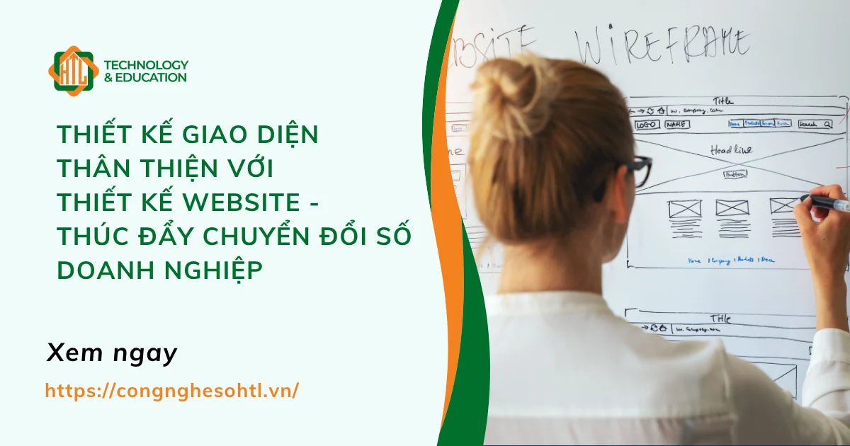 Thiết kế giao diện thân thiện với thiết kế website